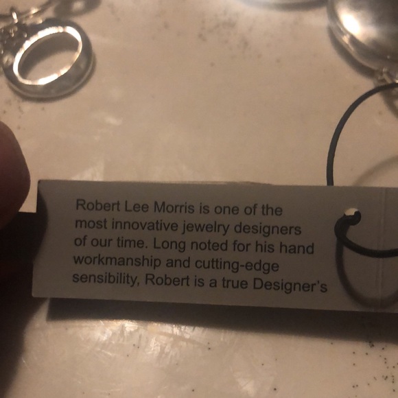 ❤️Signed Robert Lee Morris Silver Hammered Bracelet - Artistic! New with Tags - Picture 4 of 6